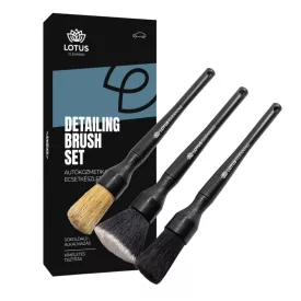   Lotus Cleaning Exkluzív Ecsetkészlet – 3 db Autókozmetikai Tisztító Ecset