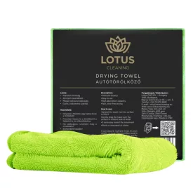Lotus Cleaning Zöld Autótörölköző 600 GSM